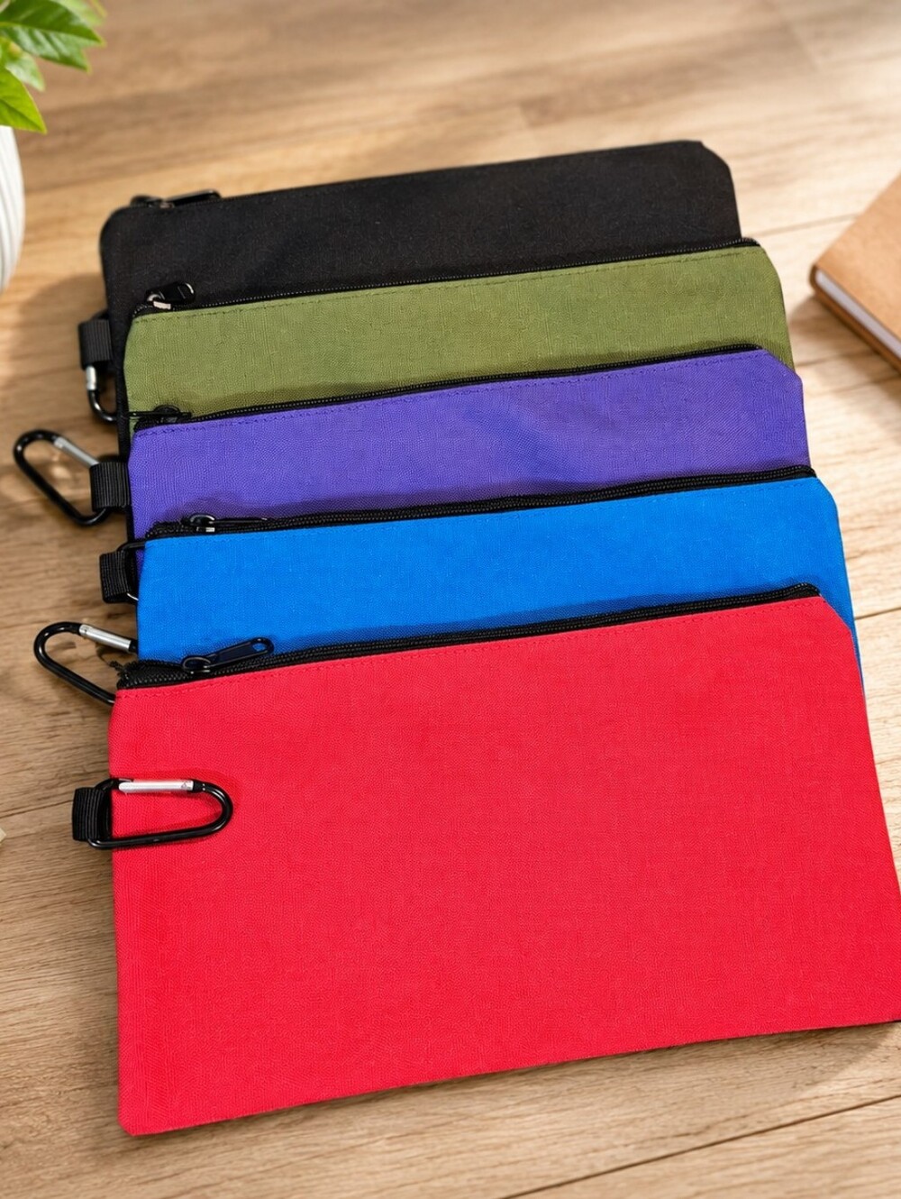 Money , Pencile, Clip Cloth Bags .zipper Closure.